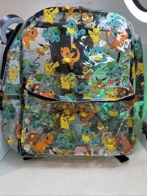 Pokémon Evolution Clear Backpack 1st Gen Great Condition