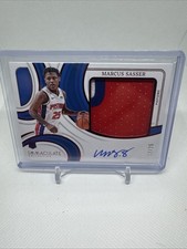 MARCUS SASSER 2023-24 PANINI IMMACULATE ROOKIE PREMIUM PATCH AUTO RC 12/25