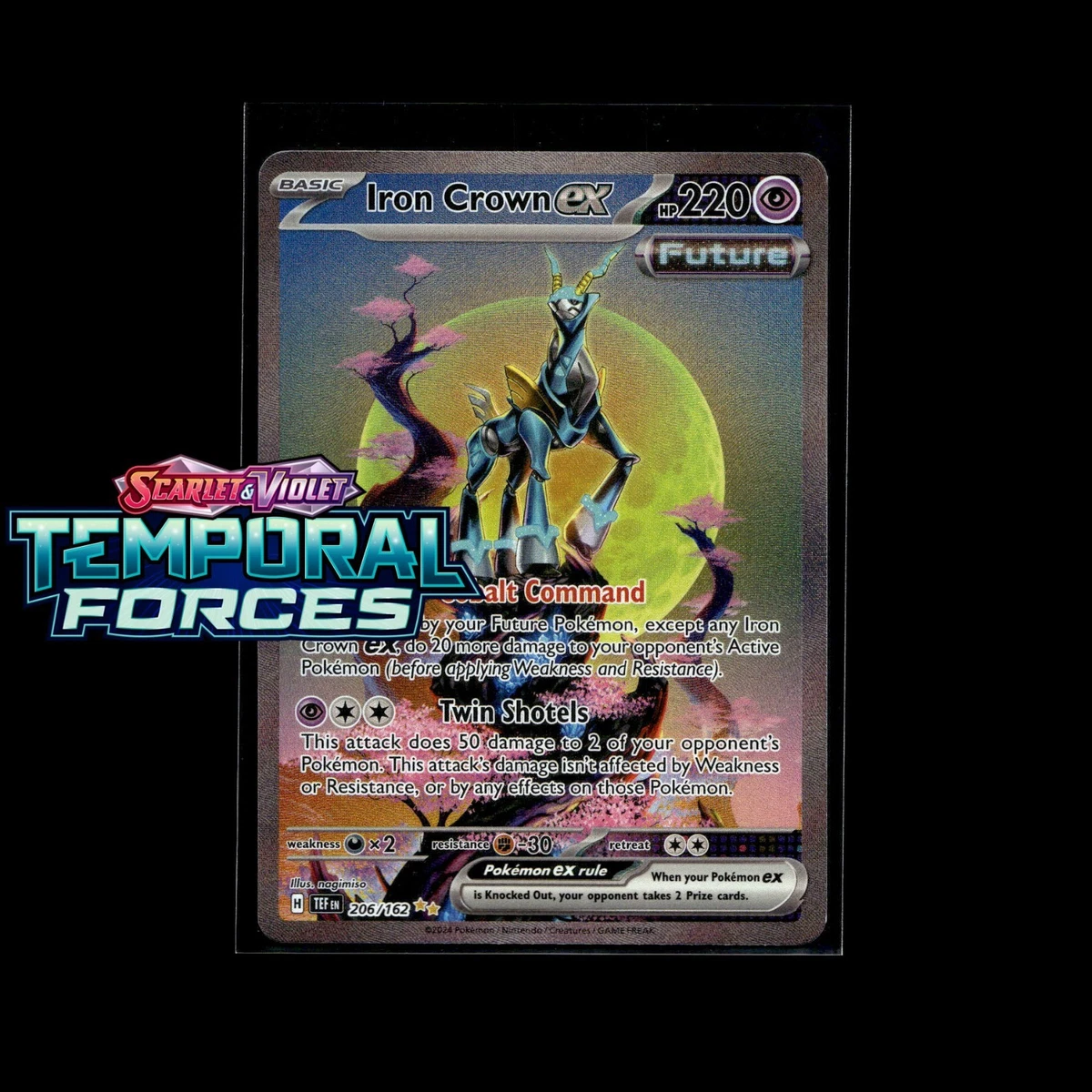 iron crown ex pokemon card value Leaves Iron Boulder Iron 3 Lot your opponent takes 2 Prize cards. Iron Crown EX (036) 2024