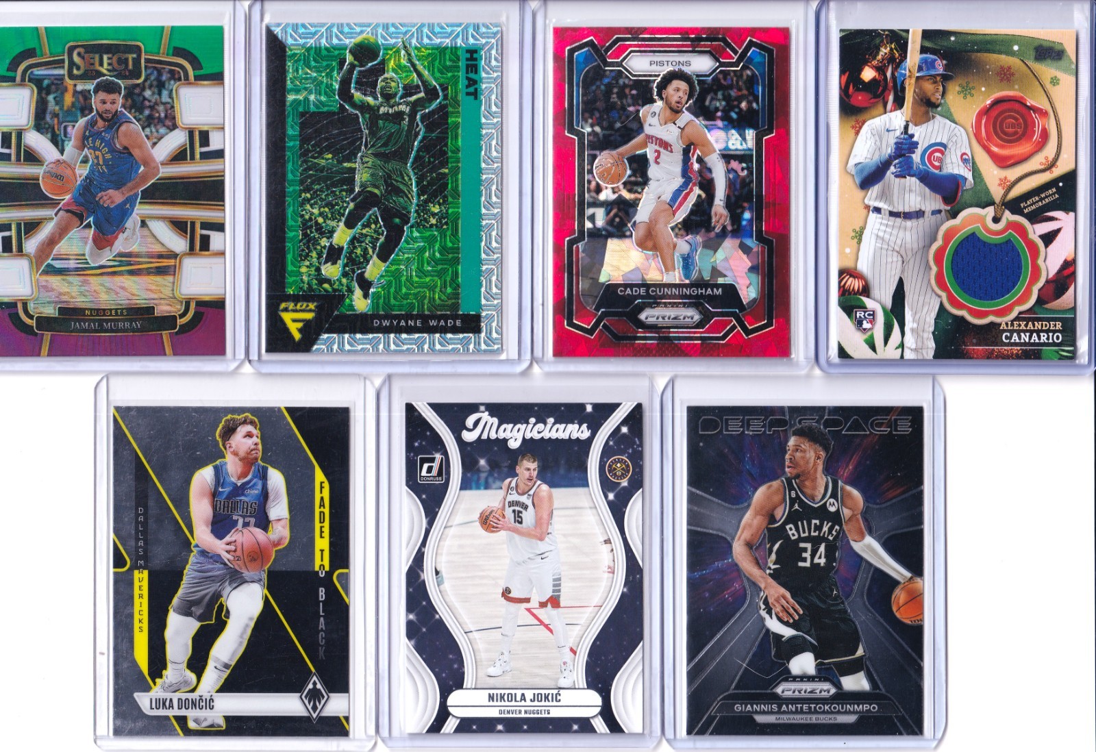 Huge 140+ Card Mixed Lot Auto # NFL NBA MLB Rookies RC Purdy Lamar Jokic Doncic view 7