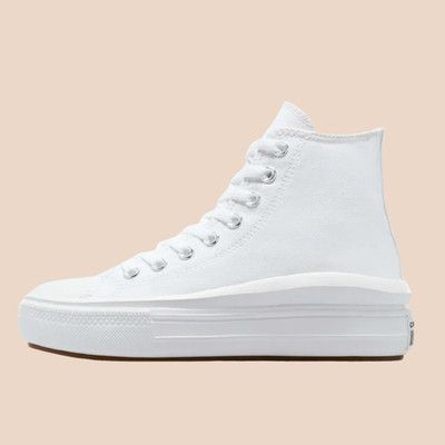 Converse Chuck Taylor All Star Move High Top White Canvas Shoes Women s Sneakers