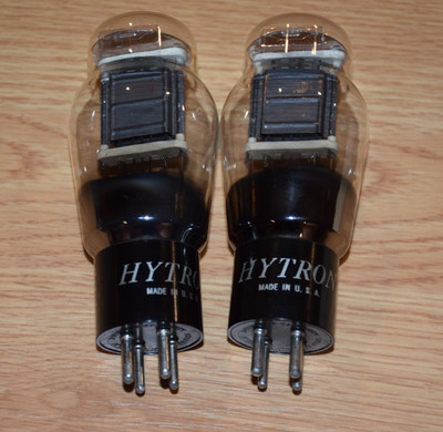 Hytron VT-25A Type 10Y Vacuum Tube Pair Tested Working
