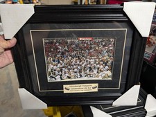 Pittsburgh Penguins 2009 Stanley Cup Champions Celebration on ice 14x17 plaque