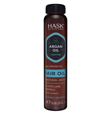 Hask Argan Hair Oil Repairing Shine, Strengthen, Restore, Sulfate Free, 18 ml