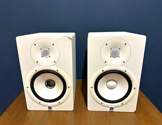 Yamaha HS8 White Active 2 Way Studio Monitor Pair 8in 120W XLR/6.35