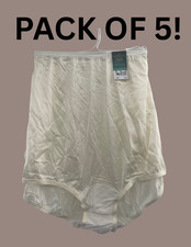 NWT Vanity Fair Lace Nouveau Briefs Women's 3XL Cream Ivory Pull-on - Pack of 5