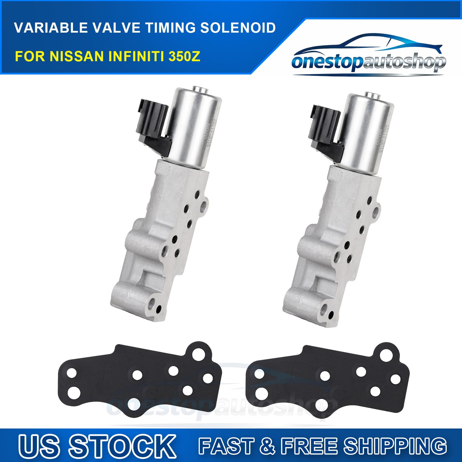 Variable Valve Timing VVT Oil Control Solenoid for Infiniti Nissan Left & Right