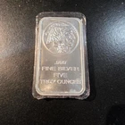 5 troy oz silver bullion bar .999 Indian Head