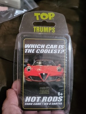 Top Trumps Which Car Is The Coolest? Hot Rods Card Game NIP