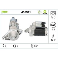 Anlasser Starter 12 V 1,3 Kw 9 ZäHne Valeo Passend FüR Toyota Yaris