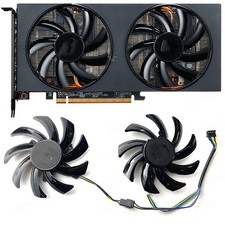 Pair Fan for POWERCOLOR RX6500XT/6600/6600XT/6650XT/6700 Athletic Edition YS