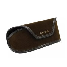 Tom Ford Sunglasses Case Brown Suede Hard Shell Eyeglass Holder Luxury Designer
