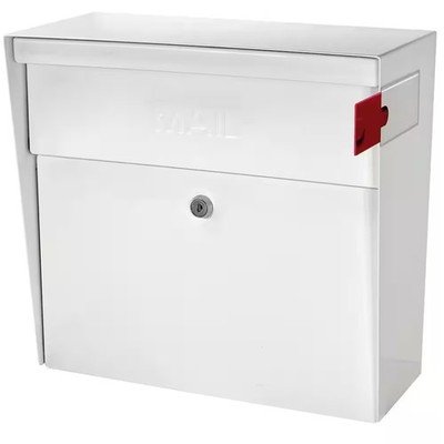Metro Locking Wall-Mount Mailbox with High Security Reinforced Patented Locking