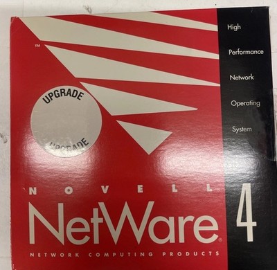 Vintage Novell NetWare 4.0 Installation CD ROM Upgrade Disk 132-015982-001