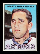 1967 Topps #28 Barry Latman Houston Astros EX+