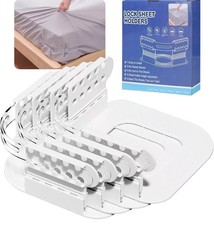 Bed Sheet Holders for Corners   Heavy Duty Fitted Sheet Holders with Anti-Slip