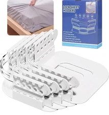 Bed Sheet Holders for Corners – Heavy Duty Fitted Sheet Holders with Anti-Slip