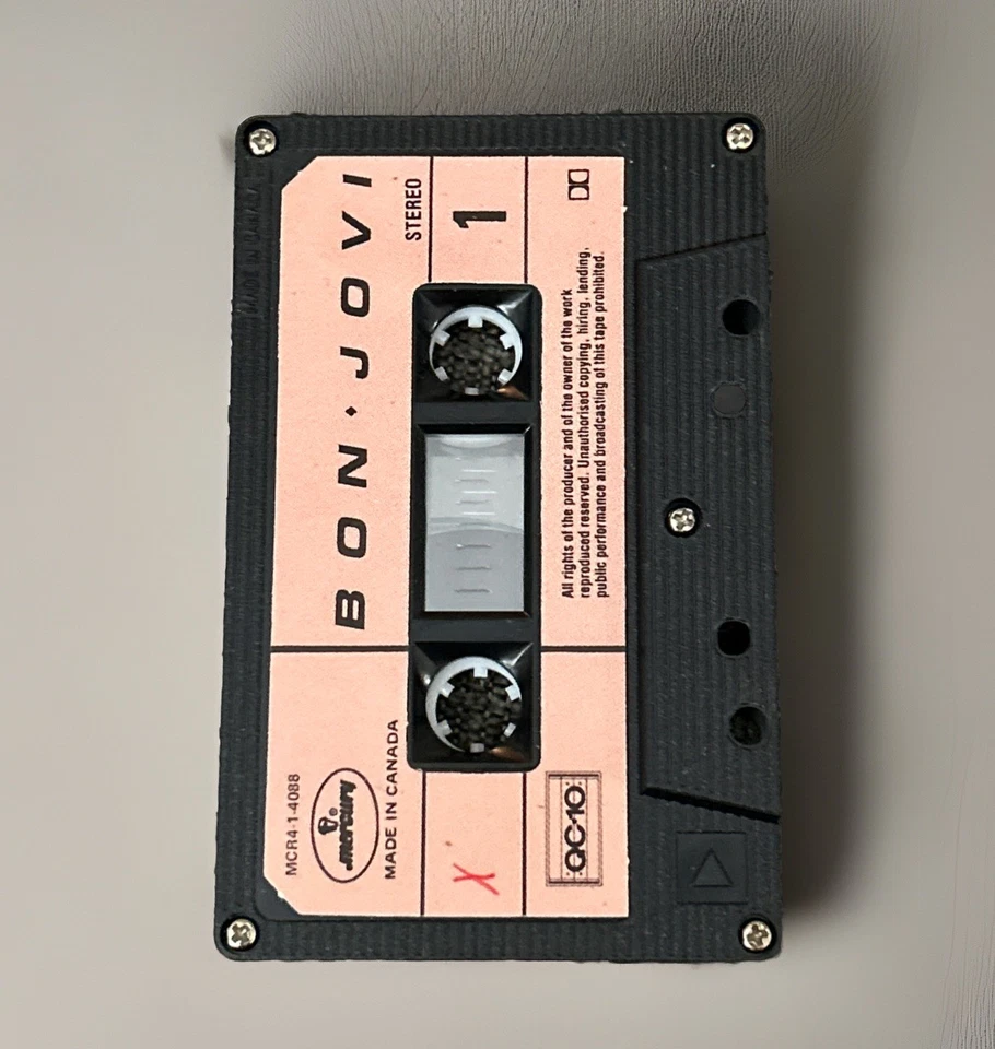 Bon Jovi Self-Titled 1984 Cassette Tape QC10 Mercury Records Canada Rock - Image 3 of 4