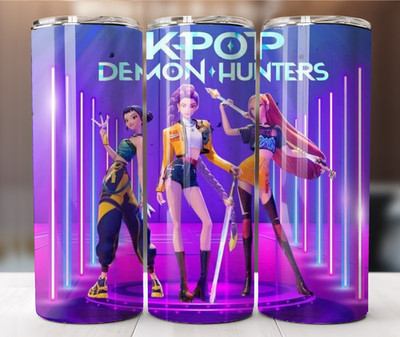 K-Pop Stage Hunter Purple Aesthetic 20oz Tumbler Idol Fan Gift Cup
