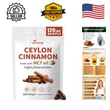 Ceylon Cinnamon with MCT Oil Softgel Suppleme...
