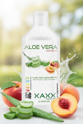 Aloe Vera Drinking Gel Pfirsich mit Vitamin C   Getränk | fruchtiger Geschmack