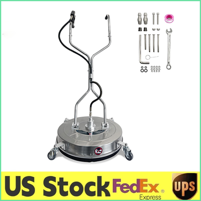 #ad 20quot; Pressure Washer Surface Cleaner with 4 Wheels for Patio amp; Driveways 4600 PSI $143.99