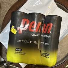2 pack Penn Tennis Balls Unisex 6 Pack Yellow Extra Duty Felt Hard 36 balls
