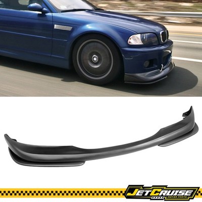 CSL-Style Front Bumper Lip / Splitter For 2001–2006 BMW E46 M3 – PU Black (Unpainted)