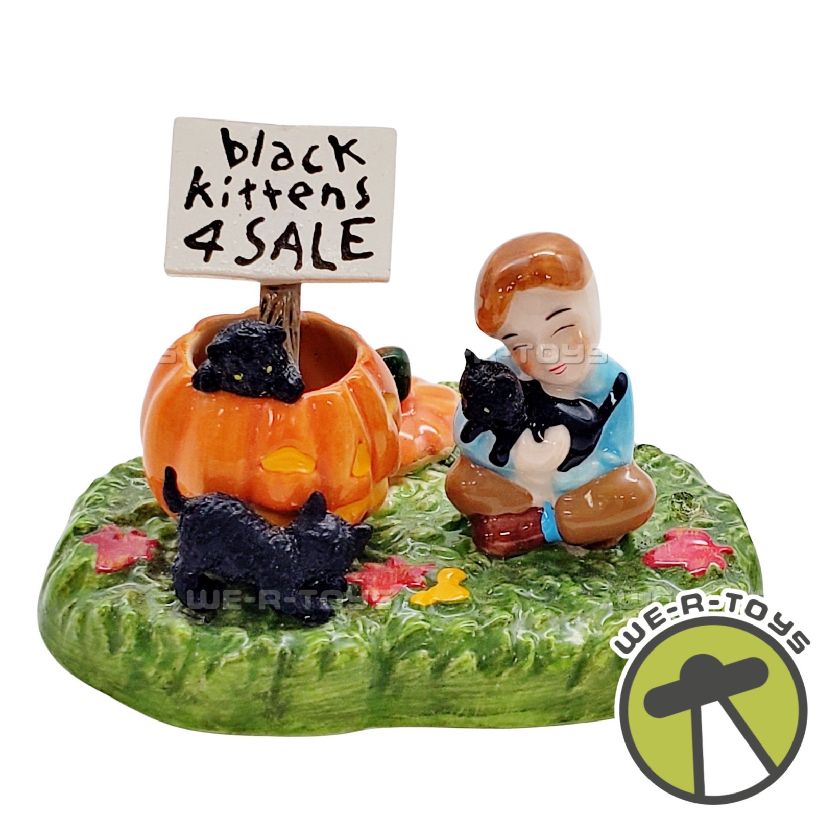Department 56 Halloween Black Kittens for Sale Snow Village #55276