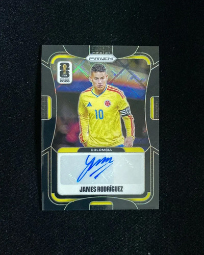 2026 Panini Prizm FIFA World Cup James Rodriguez auto 1/1 black Colombia WU89