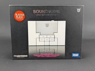 Transformers Music Label Soundwave Black Blaster complete MP3 Soundblaster