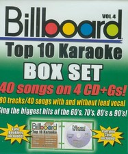 Billboard Top-40 Karaoke - Box Set Vol. 4 40 40-song Box Set  4 CD 