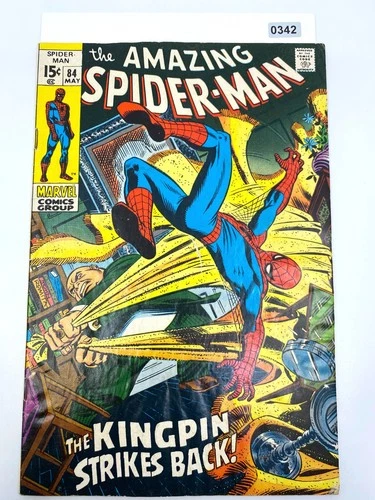 Amazing Spider-Man #84 1970 VG/FN 2nd App Schemer Vanessa Fisk Marvel Key