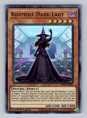 Kozmoll Dark Lady GFTP-EN086 Ghosts From the Past Yu-Gi-Oh 1st Edition NM
