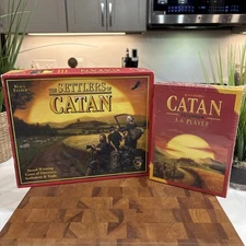 THE Settlers of Catan 5-6 Player Game Used AND Extension / Expansion New Sealed