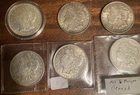 Lot Of 6 1921 Morgan Silver Dollars