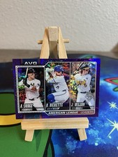 2026 Topps Series 1 Purple American League Leaders 204 Judge Bichette Wilson 17…