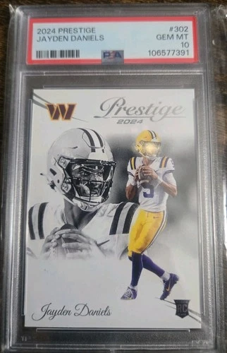 2024 Panini Prestige - Rookies Jayden Daniels ROOKIE (RC) PSA 10 COMMANDERS