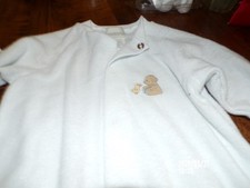Vintage Carter's Size Large--6-9 Months Little Boy's White Sleeper With Tag