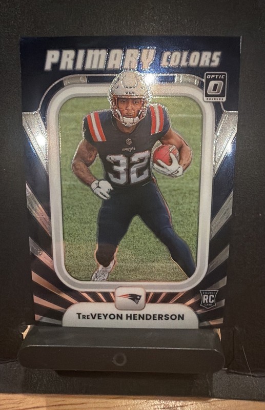 2025 Panini Donruss Optic - Rookie Primary Colors TreVeyon Henderson #20 (RC)