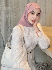 Elegant Women Abaya Muslim Kaftan Long Dress Ramadan Maxi Robe Formal Party Gown