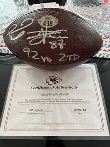 Patrick Mahomes Game Used Ball Vs Tom Brady Kansas City Chiefs Win Authentic