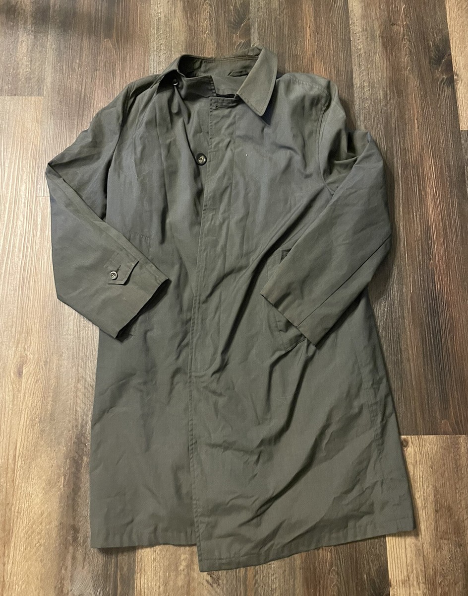 Men’s 60-70s Vintage PETERS Dark Green All Weather Sportswear Jacket Size 38