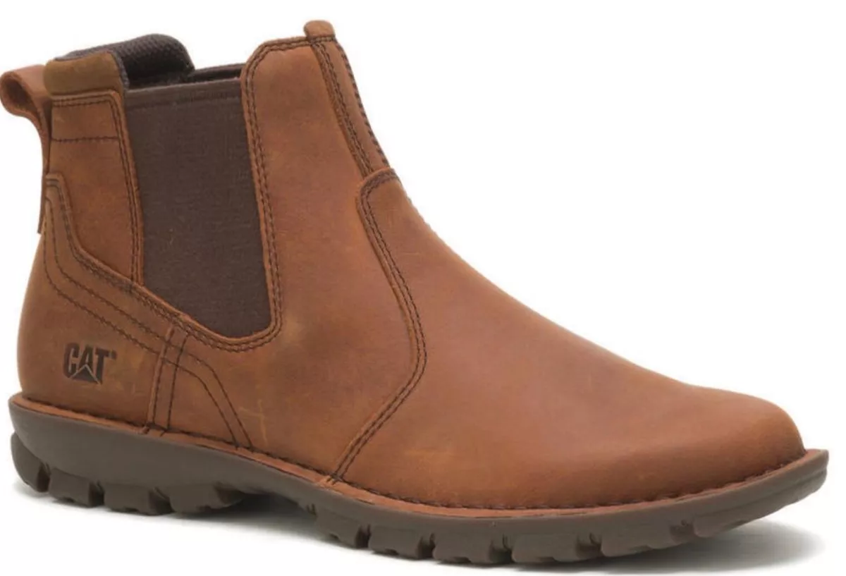 Mens cat chelsea clearance boots