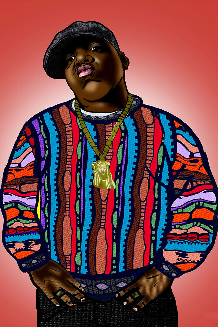 biggie smalls Hip hop Rapper  Biggie smalls, Hip hop art, Hip hop artwork