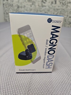 BT Basics by Bracketron MagnoDash Dash/Window Magnet Mount For Cell Phones NEW