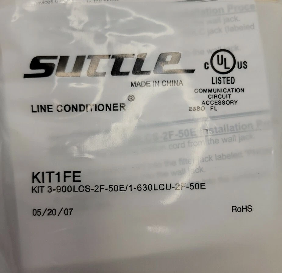 Suttle Line Conditioner Wall Mount Kit1FE- Kit 3-900lcs-2f-50e1-630lcu-2f-50e - Image 2 of 4