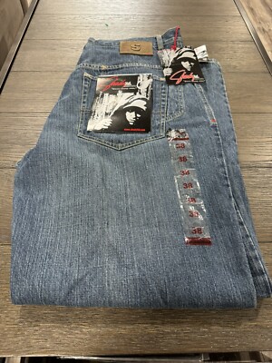 Shady LTD Jeans Men's Sz 38 Baggy Hip Hop Wide Leg Eminem New Y2K