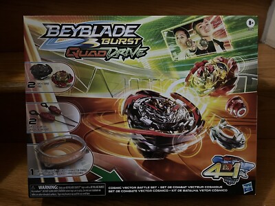 Beyblade Burst QuadDrive Cosmic Vector Battle Set Game Bey-Stadium - BRAND NEW