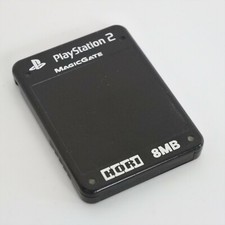 HORI PS2 Memory Card 8MB LUMINOUS BLACK 024 Playstation 2 p2